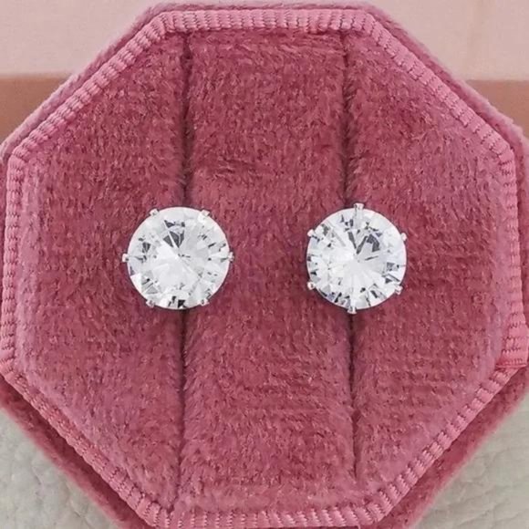 NEW 2.5 CT DIAMOND STUD EARRINGS - Picture 2 of 4